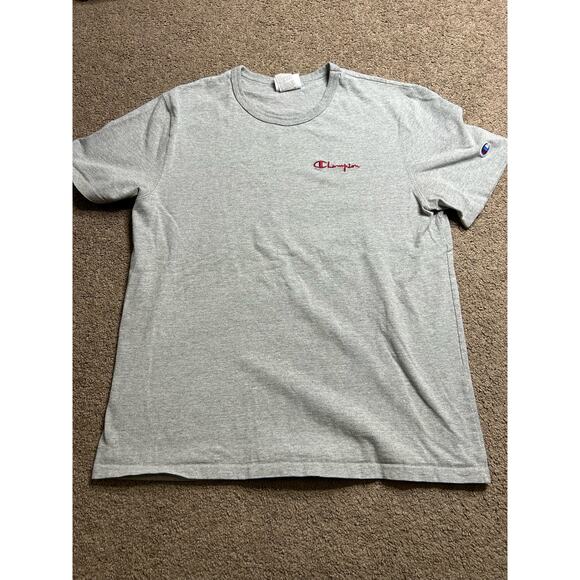 Men’s Medium Champion Gray and Maroon Embroidered Big C Graphic Tee T-Shirt - Picture 2 of 7